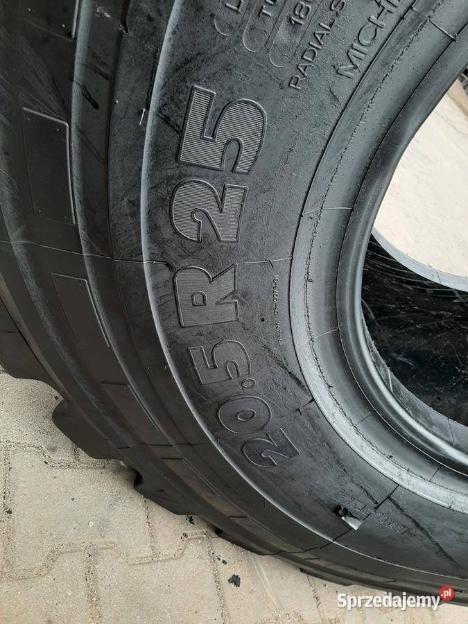 Opona używana przemysłowa 205R25 MICHELIN XHA2 25cale Zaścianki