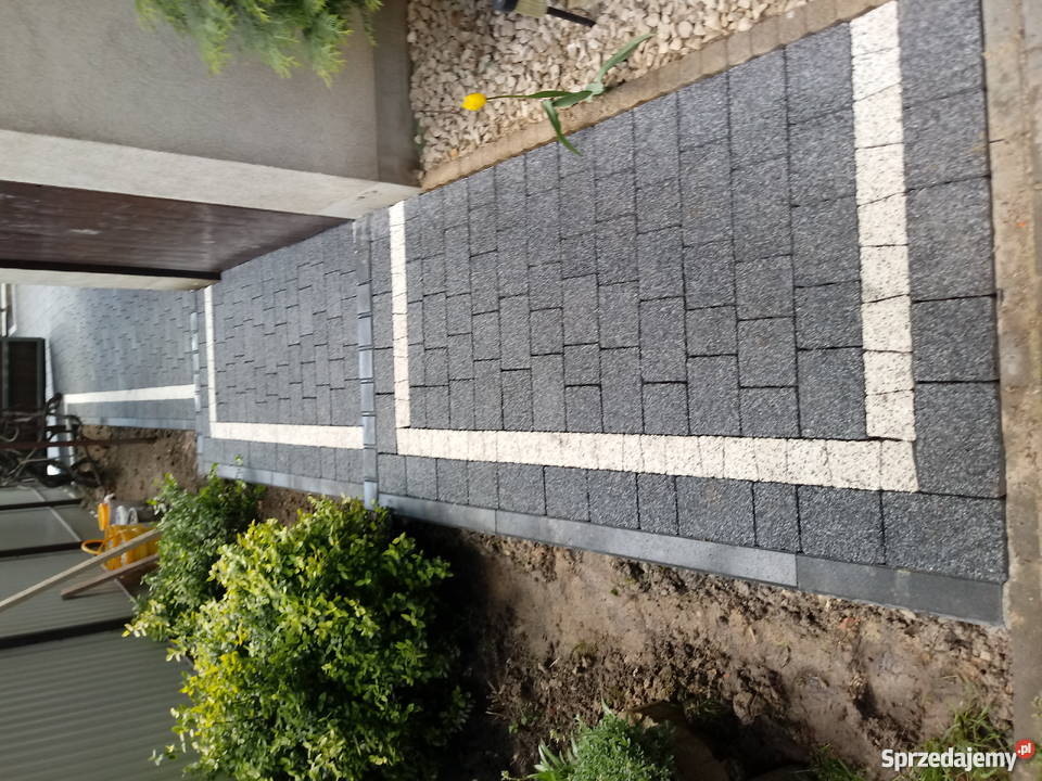 Kostka brukowa ogrodzenia ogrody Wieliczka