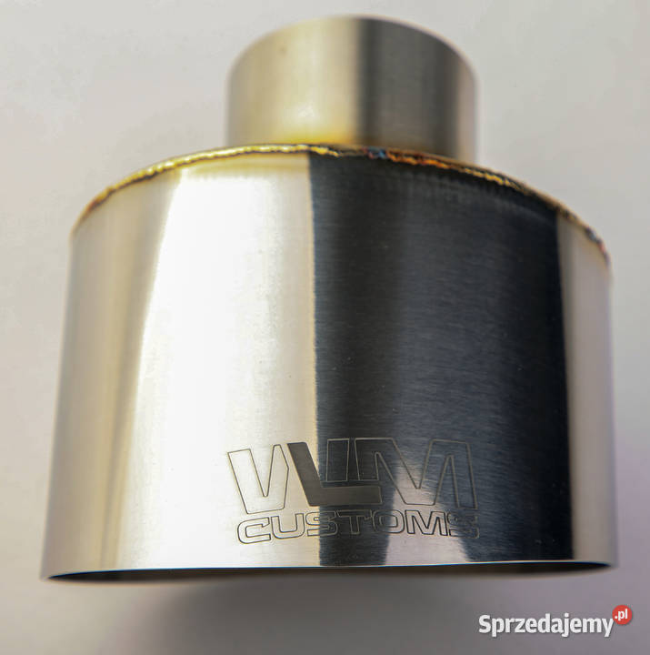 Końcówka wydechu tłumika owal stal nierdzewna Hecznarowice