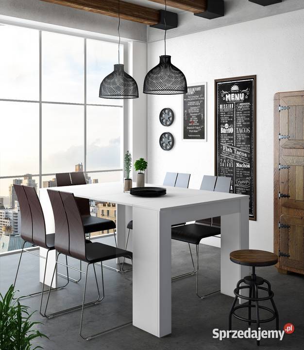 StółKonsola 90x52 rozkładana na 145 BiałaNowa Wieruszów sprzedam