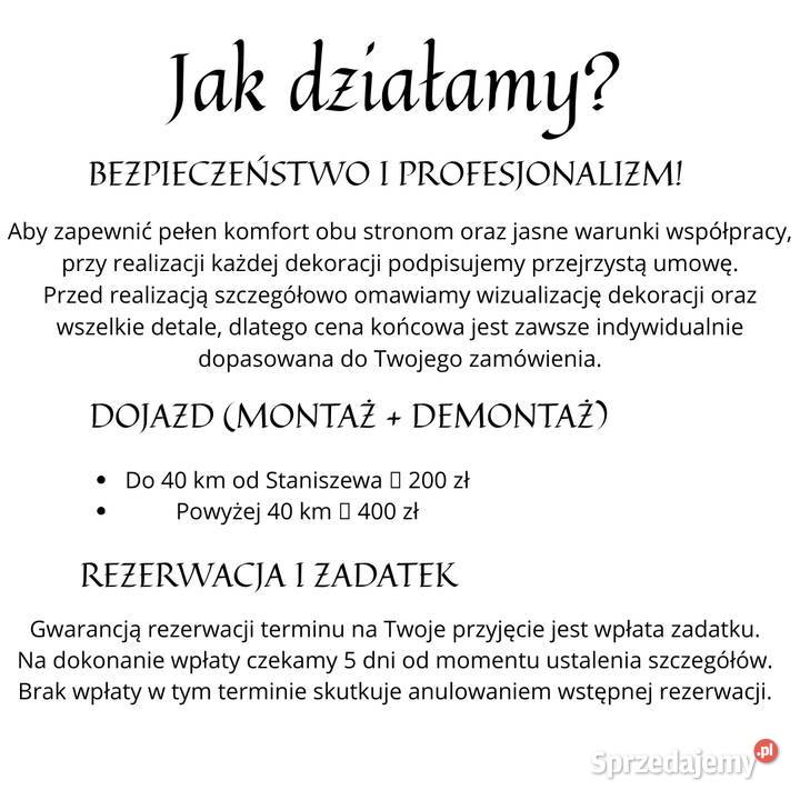 STROI SIĘ Ścianki i Dekoracje Balonowe Roczek