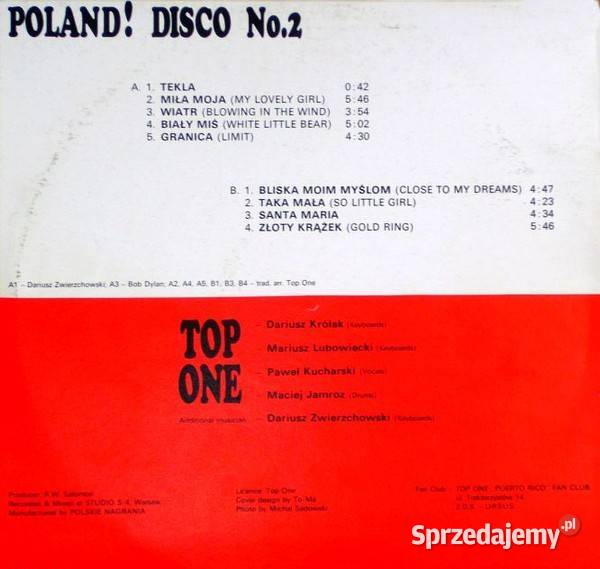 Top OneNo 2 Poland Disco fonomaster śląskie Gliwice