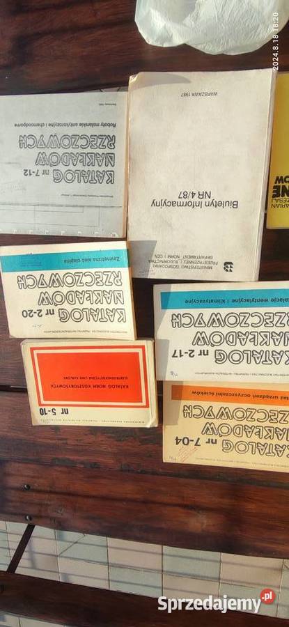 Katalogi norm pracynakładów rzeczowych śląskie Łazy sprzedam