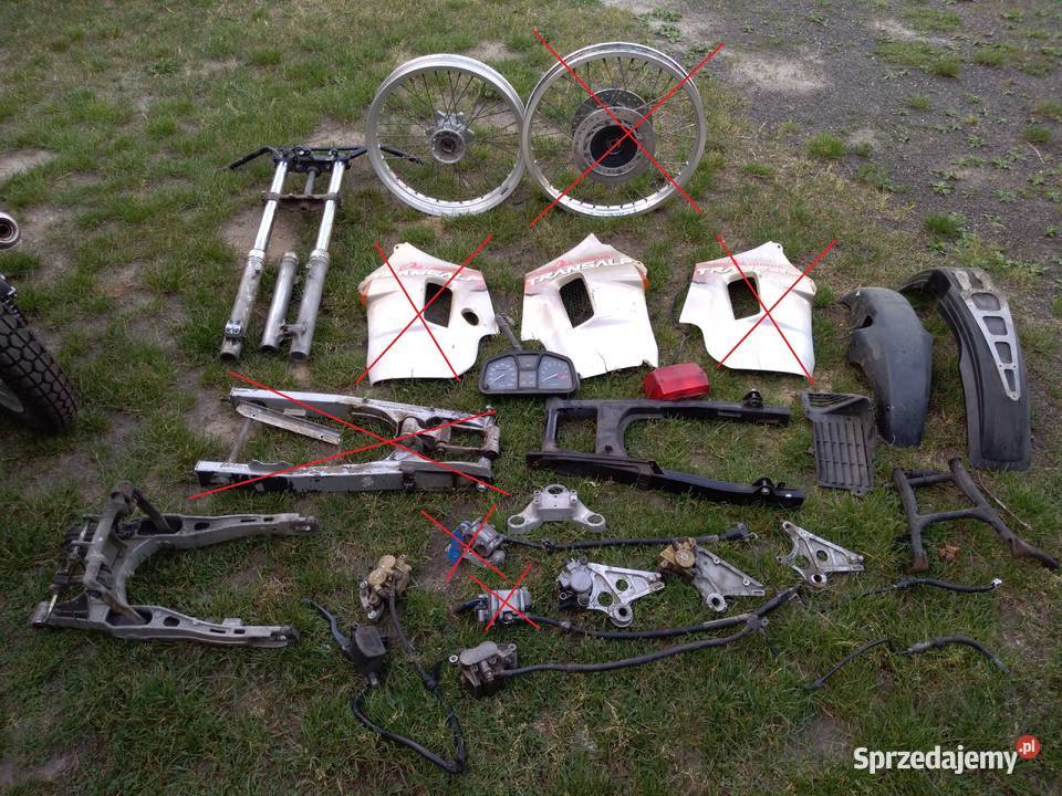 Honda Transalp 600 Wahacz jarzmo kiwaczka części Wahacze Pajęczno