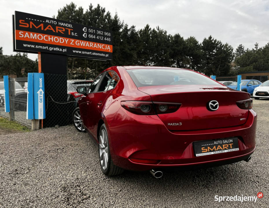 Mazda 3 KANJO Navi Kamera Lakier Perła Sedan IV 4/5 Rydułtowy