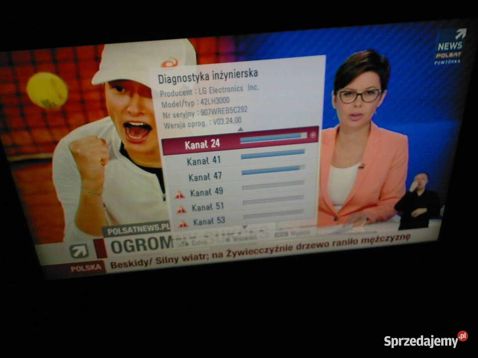 LG42LH3000 LCD Full HD DVBT 3xHDMI 2xEuro VGA Gw Knurów