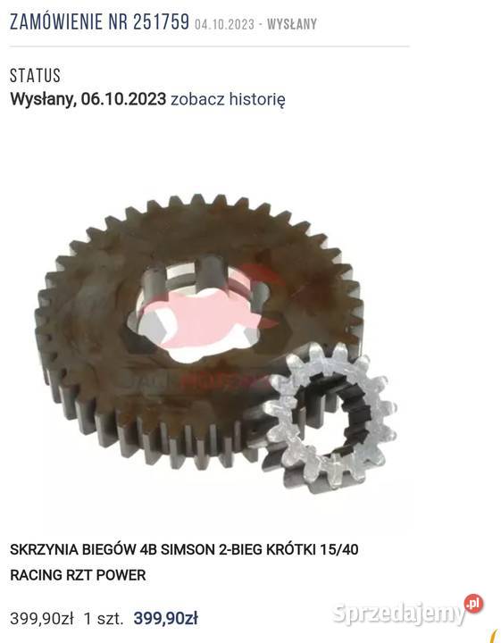 Simson s51 skrzynia biegów 4 Chojna