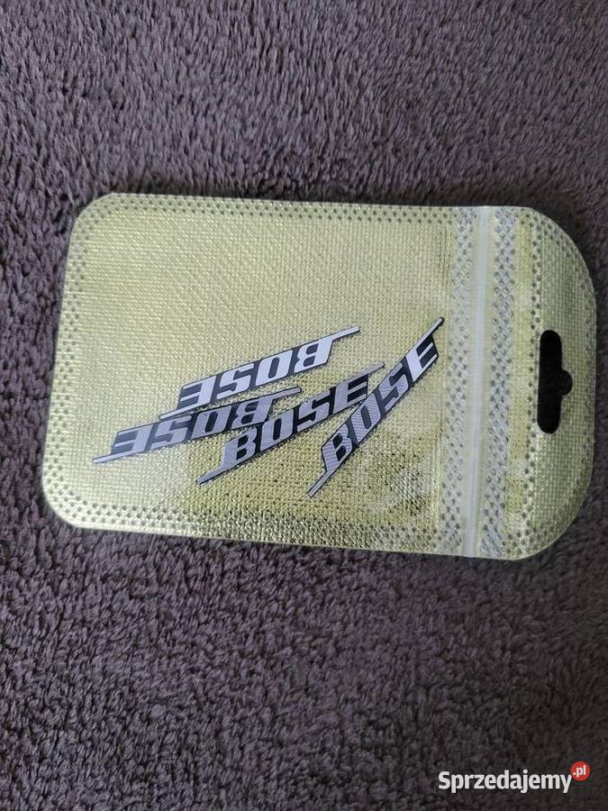 Zestaw 4 emblematów BOSE do głośników Gliwice