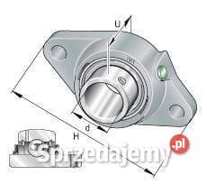 Łożysko z obudową owalne kompletne RCJTY50N Do maszyn uprawowych małopolskie sprzedam