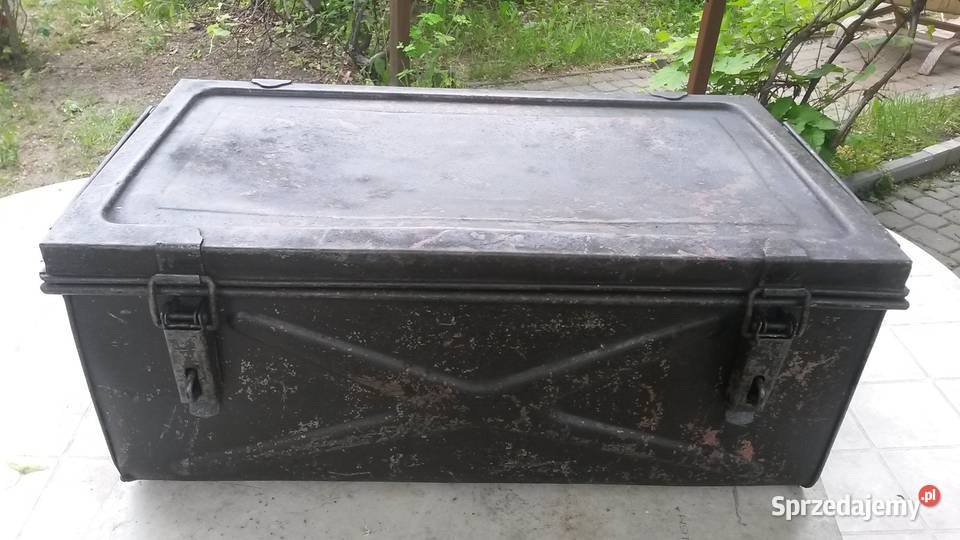 Skrzynia Wojskowa na dokumenty Wermacht Poznań