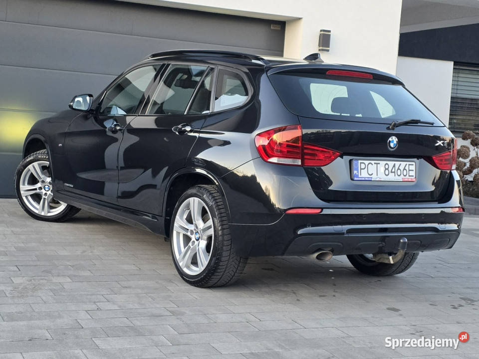 BMW X1 fabryczny M pakiet bezwypadkowy ALCANTARY lakier metallic Czarnków