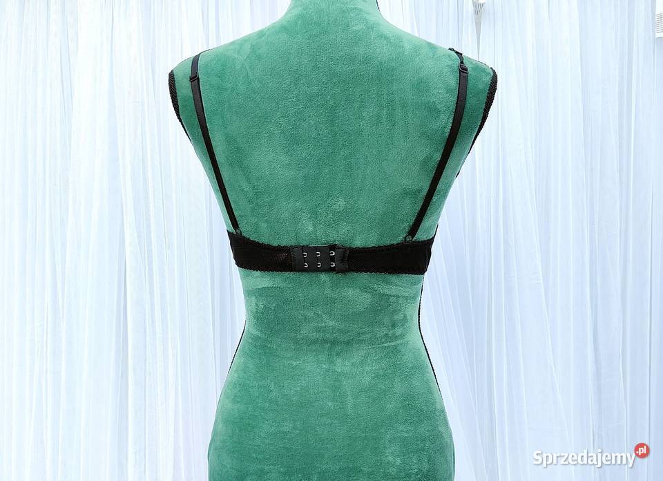 Nowy biustonosz stanik 85 B 85B czarny granatowy