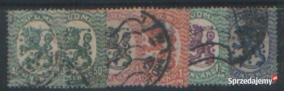 Zn Finlandia Mi 80 II 1 6 7a 8 90 kas 1917 Gliwice sprzedam