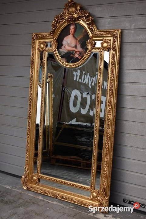 Złote Lustro 210 x 107 Obraz Arystokratka Lustra Kraków