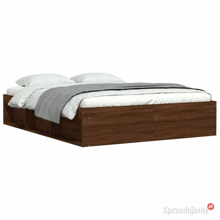 Rama łóżka brązowy dąb 140x200 WM3203865 Warszawa sprzedam