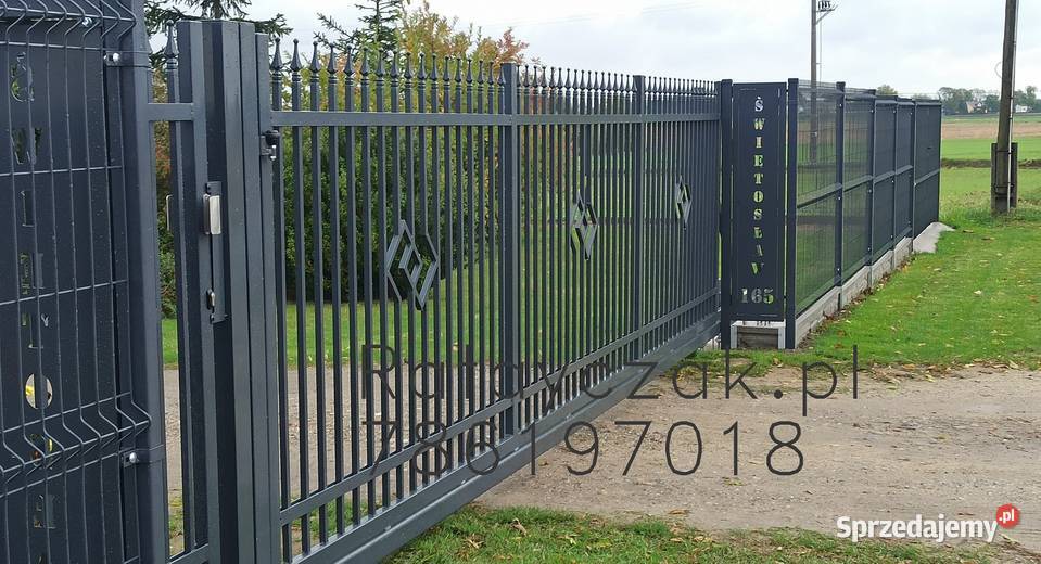 BRAMA DWUSKRZYDŁOWA PROFILOWA Ogrodzenia i bramy kujawsko-pomorskie Gniewkowo