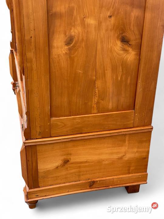 Stara stylowa szafa dwudrzwiowa z szufladami Gryfice