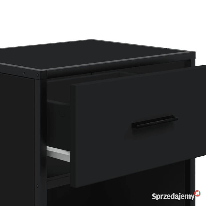 Szafki nocne 2 czarne 40x31x50 WM848685 Warszawa