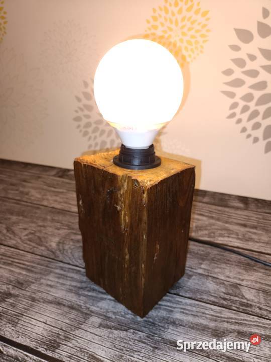 Lampy ze starego drewna Poznań sprzedam