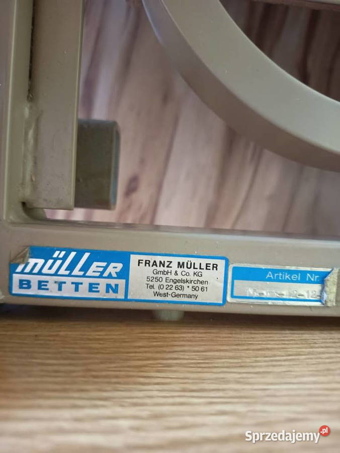 Sprzedam łóżko rehabilitacyjne Mller better Łódź sprzedam