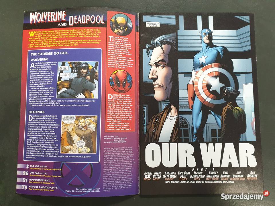 Wolverine Deadpool 167 Marvel 2009