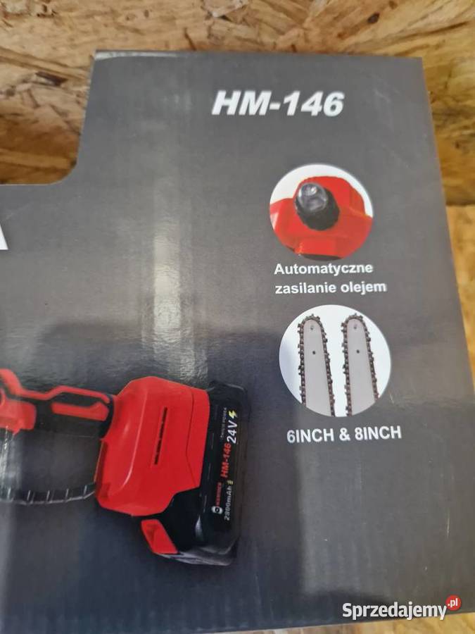 PIŁA ŁAŃCUCHOWA PILARKA AKUMULATOROWA 24V 2 X Głogowa