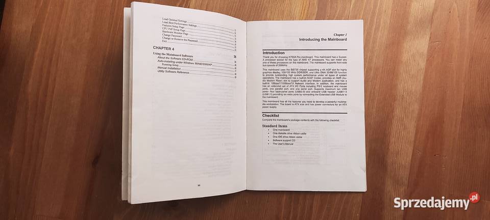 Książka instrukcja do płyty głównej Asrock K7S5A