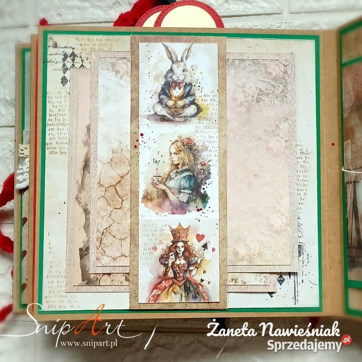 Album foto Alicja w krainie czarów Rękodzieło Mszana Dolna sprzedam