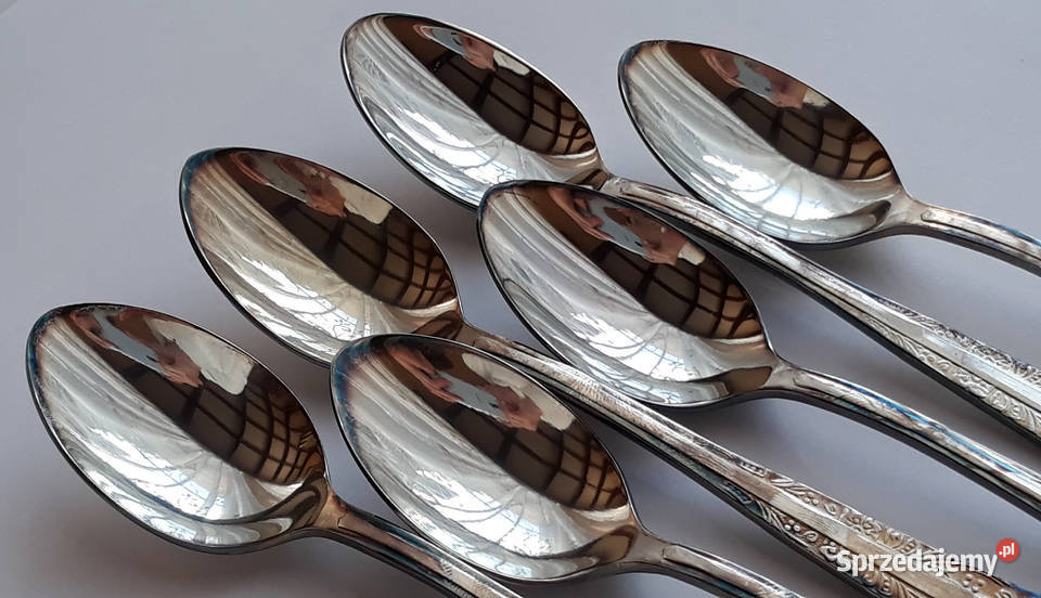 Posrebrzane łyżeczki do herbaty WSCHODNI Hefra Dąbrowa Górnicza sprzedam