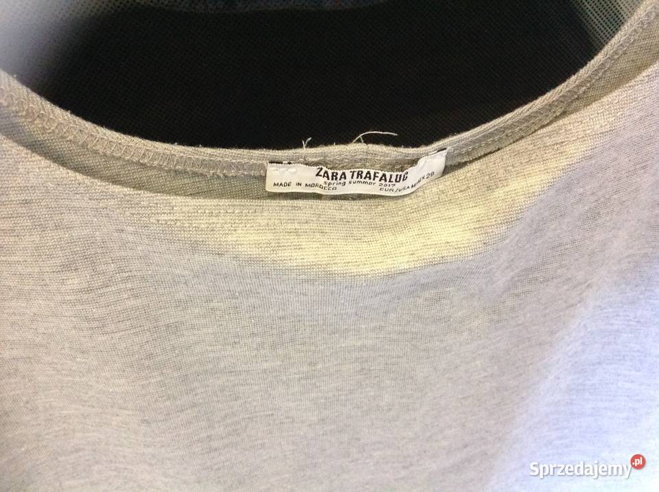 Sukienka Damska ZARA XS szary/srebrny Nowa Sól sprzedam