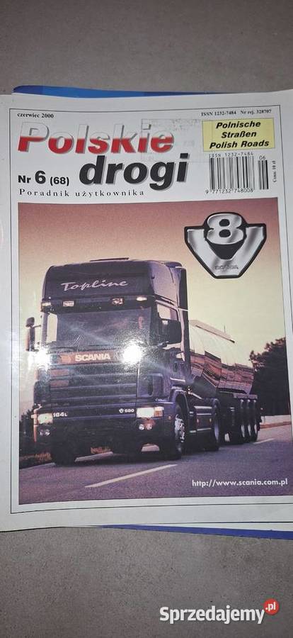 Kolekcjonerski zestaw Polskie Drogi 2000 Scania Łęczyca