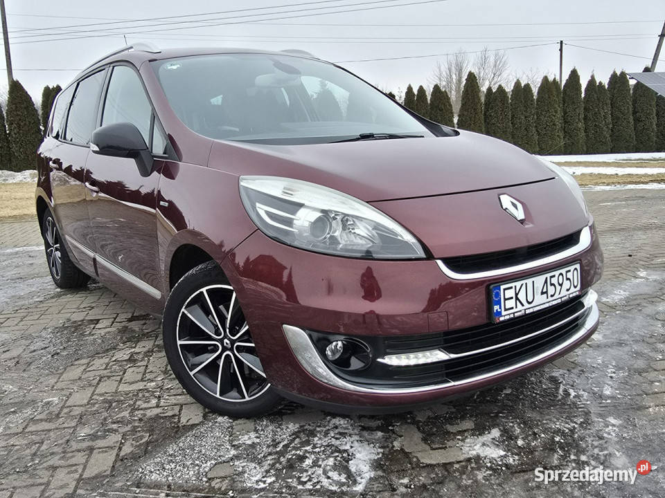 Renault Grand Scenic 14Tce BenzBOSEKamCOF7 łódzkie Kutno sprzedam