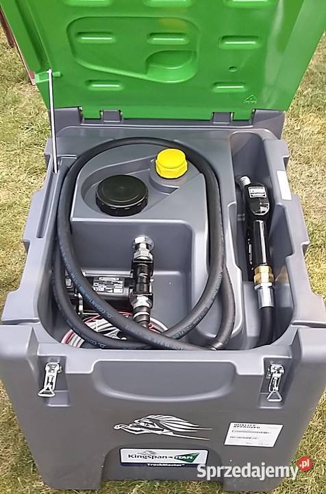 Mobilny zbiornik ON 200 l Pompa 24V 50lmin Magazynowanie Zielona Góra