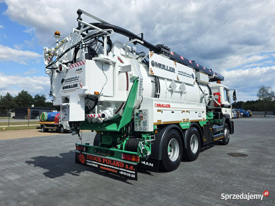 MAN 6x4 WUKO MULLER CANALMASTER KOMBI DO Daleszyce