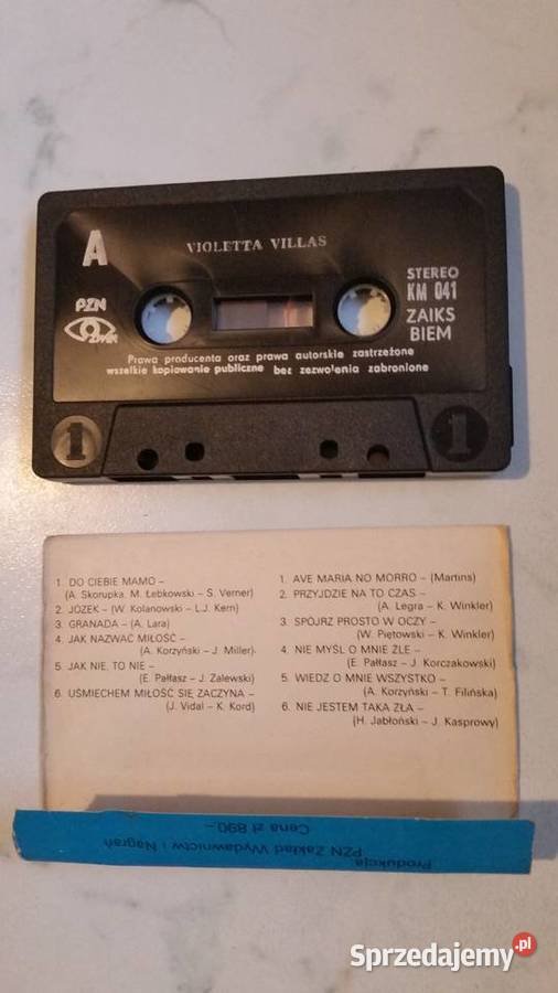 4 kasety Janusz Laskowski Violetta Villas GOLEC Puławy
