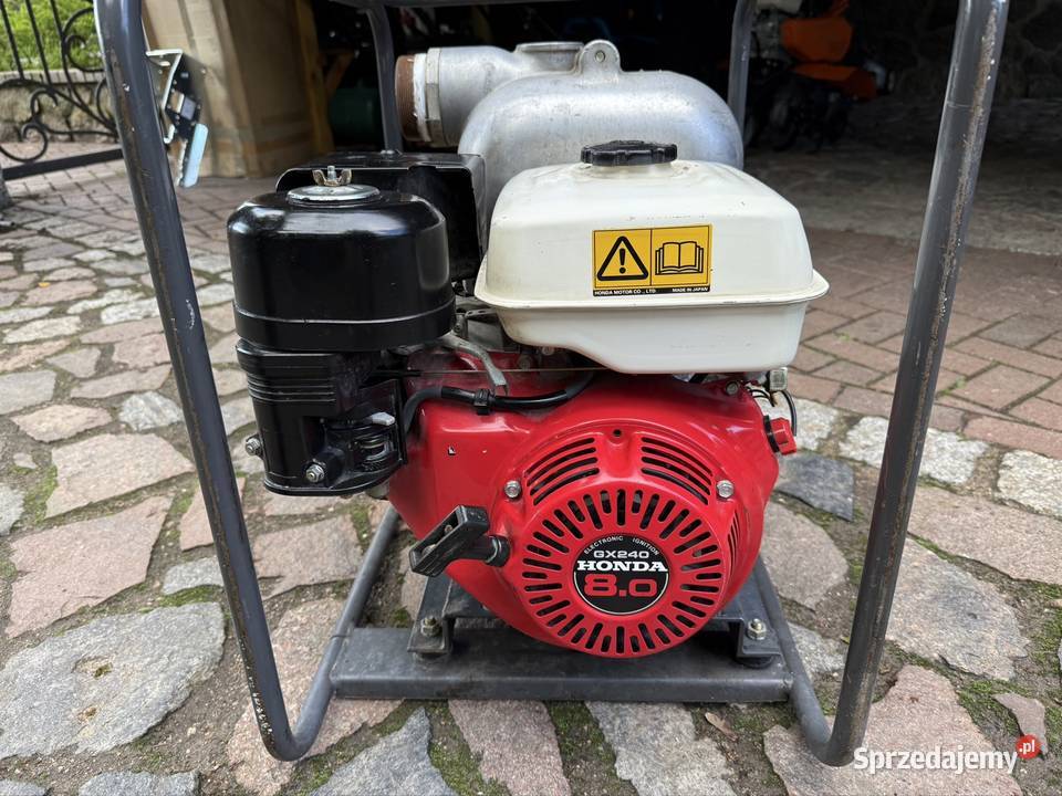 Japońska Motopompa szlamowa honda gx240 8HP Olecko