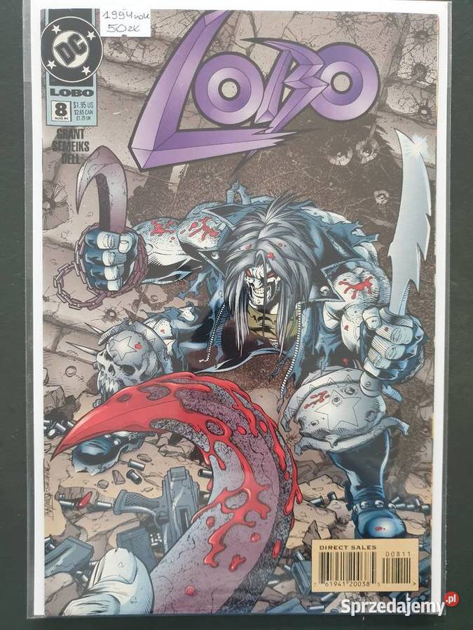 Lobo 8 orginalnych komiksów DC Gdynia