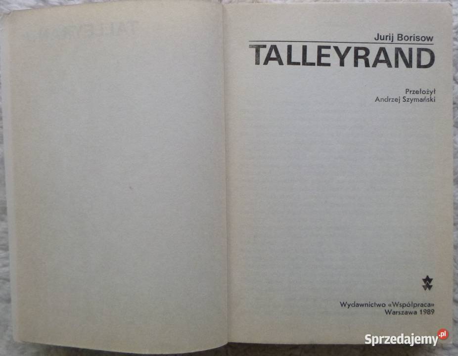 Talleyrand Jurij Borisow mazowieckie