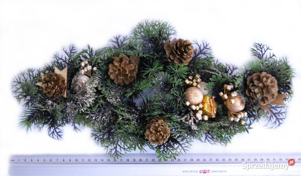 Stroik na świecę dekoracja świąteczna Boże lubelskie Lublin