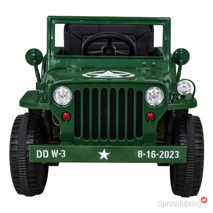 Auto samochód na akumulator WOJSKOWE RETRO 4x4 Myszków sprzedam