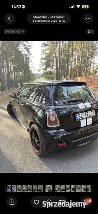 Mini Cooper Mini One r56 JCW 2010 14l 95 Rok produkcji 2010