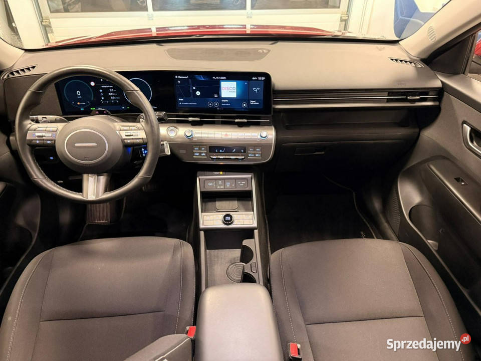Hyundai Kona 16GDi HEV 141 DCT Hybrid Executive czerwony Piotrków Trybunalski