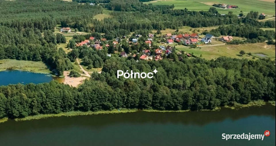 Działka budowlana MAZURY Woszczele JEZIOROREM 25m
