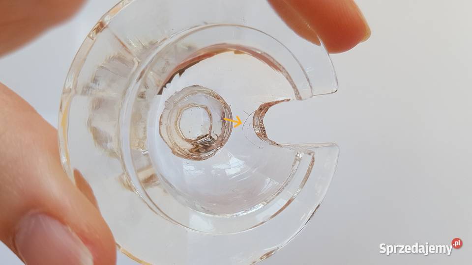 Stary przyprawnik kabaret szkło metal Dąbrowa Górnicza