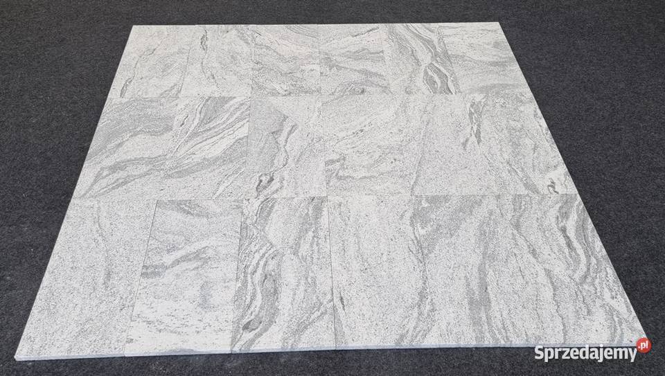 Płytki granit Viscount White płomieniowane taras Bielawa sprzedam