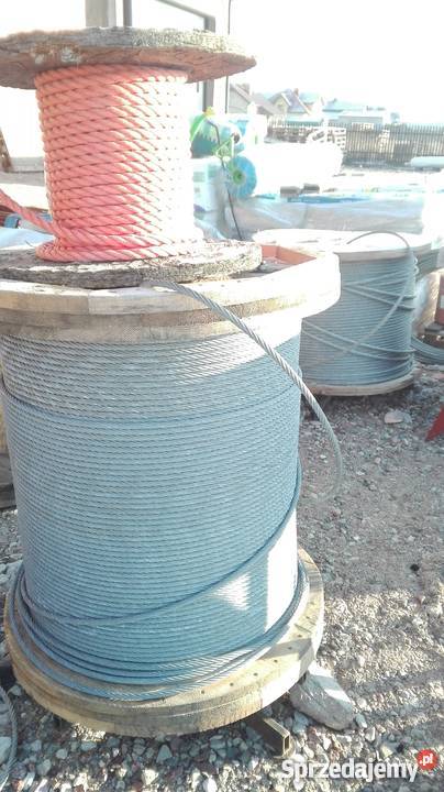 LINA DO WYCIĄGU STALOWA I PARCIANA RÓŻNE Rolnictwo Zambrów