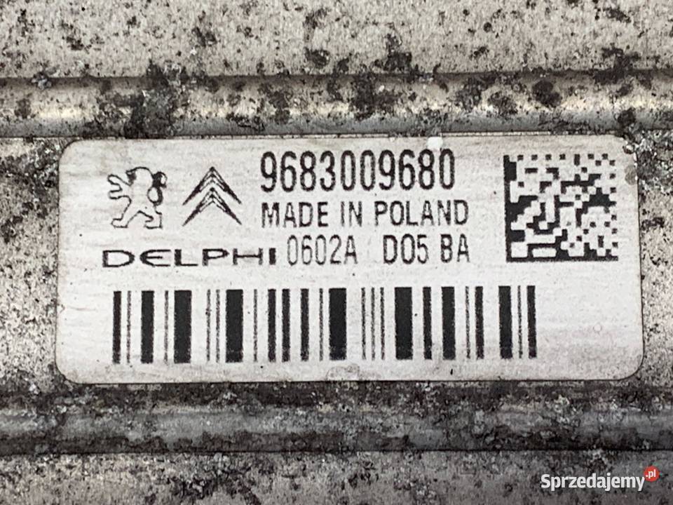 INTERCOOLER CITROEN C5 III 9683009680 20 163 Motoryzacja