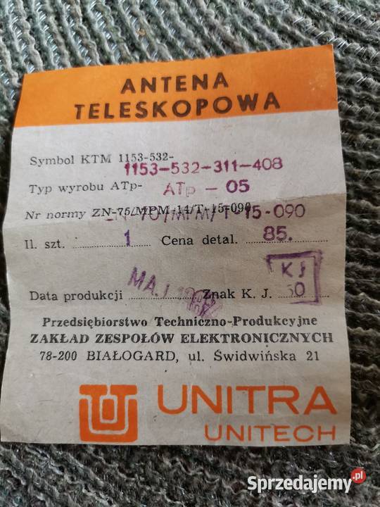 Antena teleskopowa małopolskie Kraków sprzedam