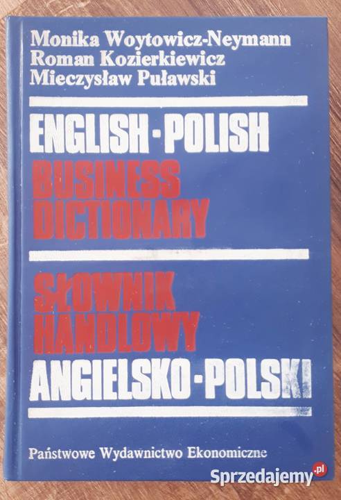 Słownik biznesowy angielskopolski Gliwice sprzedam