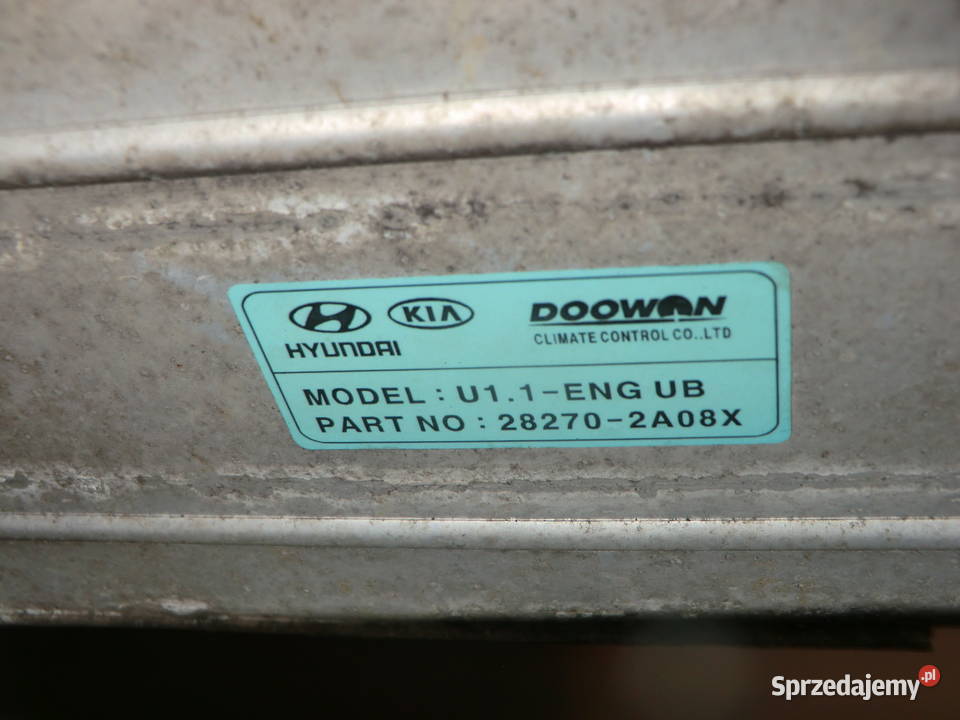 INTERCOOLER CHŁODNICA POWIETRZA KIA RIO III 11